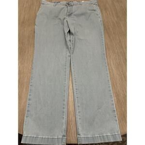 Tommy Bahama Flat Front Chino Mens Pants Lt Blue 36X30 Golf Resort Preppy